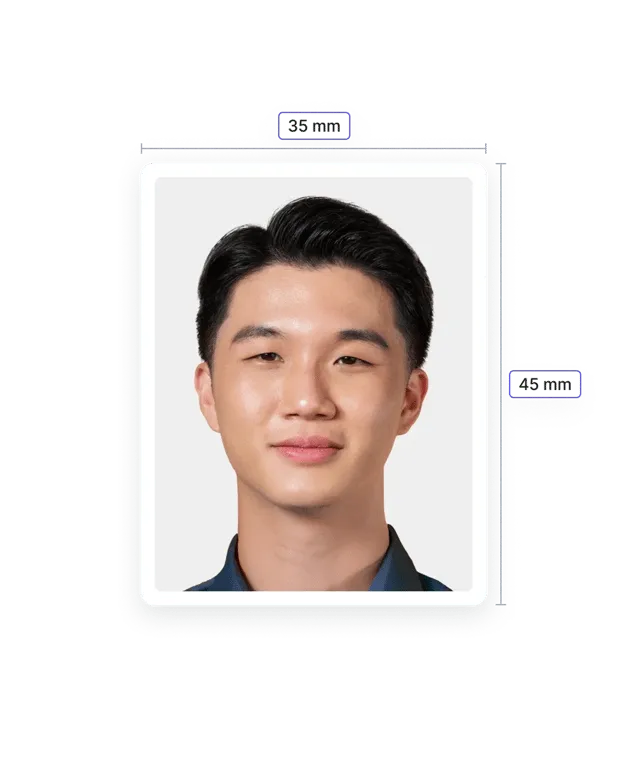 south korea visa photo